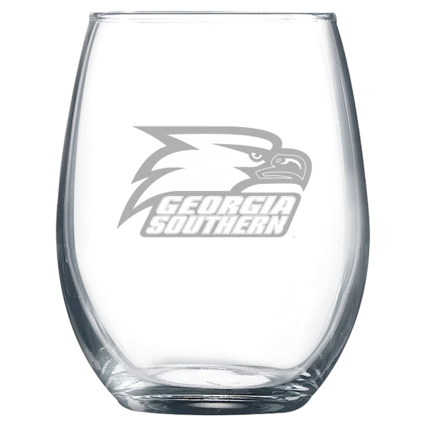 Georgia Southern University Polar Camel 9 oz. Stemless Wine Glass