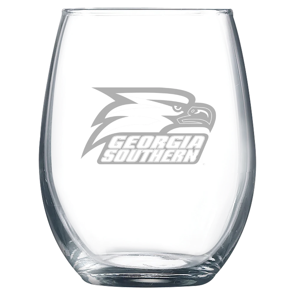 Georgia Southern University Polar Camel 9 oz. Stemless Wine Glass