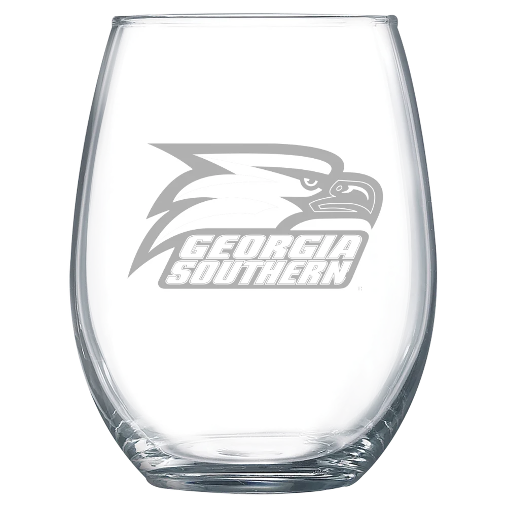 Georgia Southern University Polar Camel 15 oz. Stemless Wine Glass