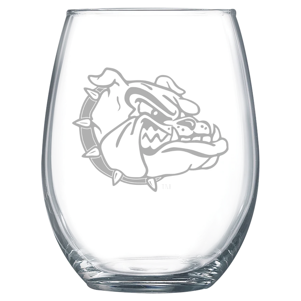 Gonzaga University Polar Camel 15 oz. Stemless Wine Glass