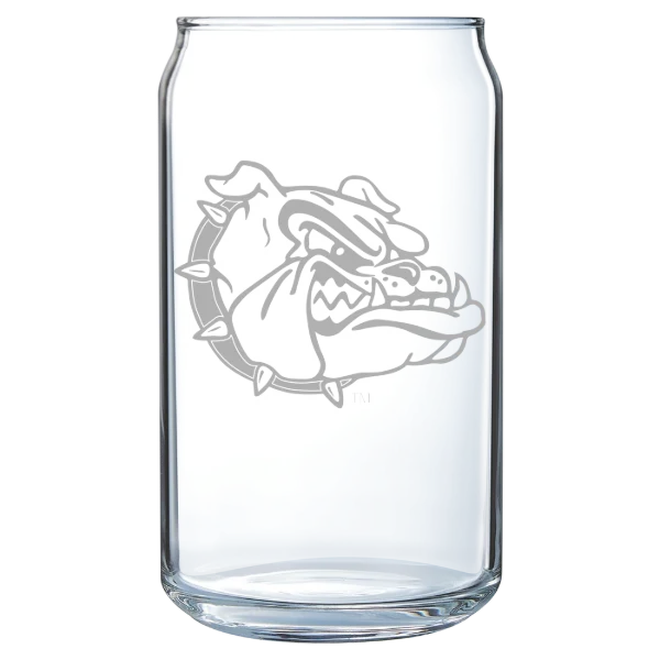 Gonzaga University Polar Camel 16 oz. Can Glass