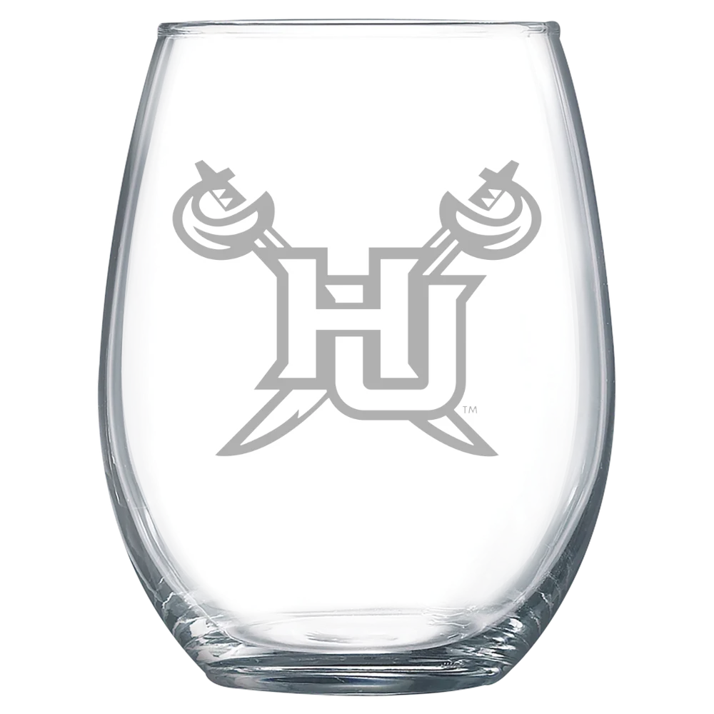 Hampton University Polar Camel 15 oz. Stemless Wine Glass