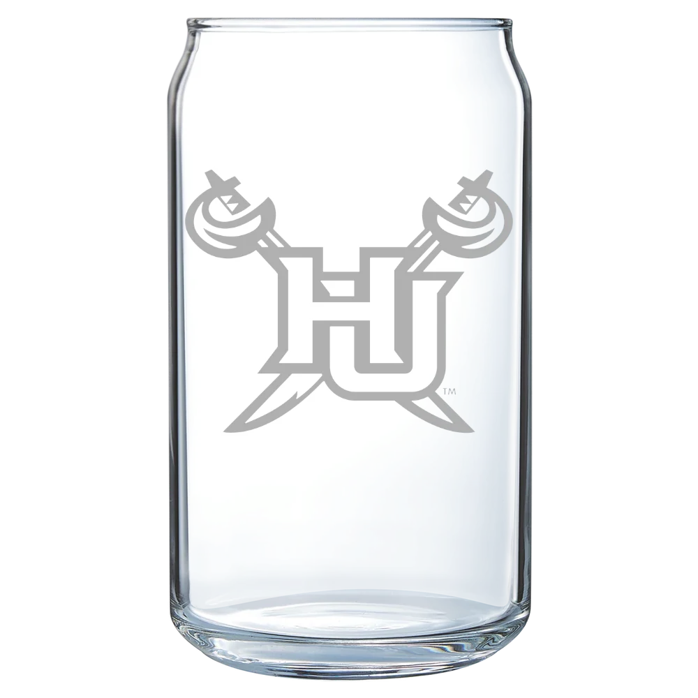 Hampton University Polar Camel 16 oz. Can Glass