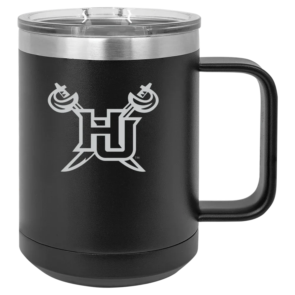 Hampton University Polar Camel 15 oz. Mug with Slider Lid