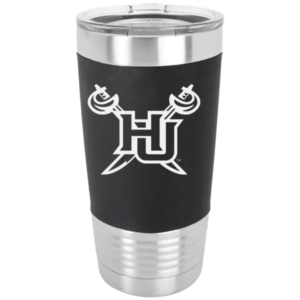 Hampton University Polar Camel 20 oz. Silicone Grip Tumbler with Standard Lid