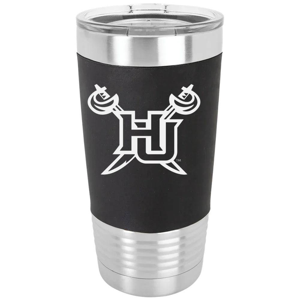 Hampton University Polar Camel 20 oz. Silicone Grip Tumbler with Standard Lid