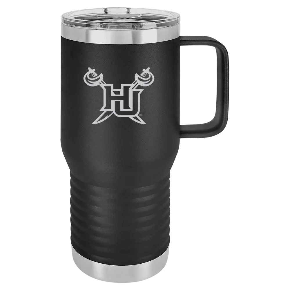 Hampton University Polar Camel 20 oz. Travel Mug with Slider Lid