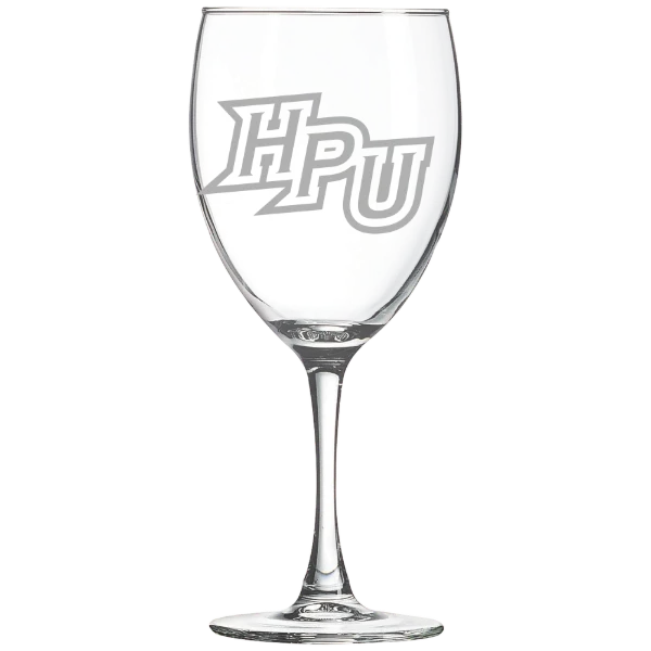 High Point University Polar Camel 10 1/2 oz. Wine Glass