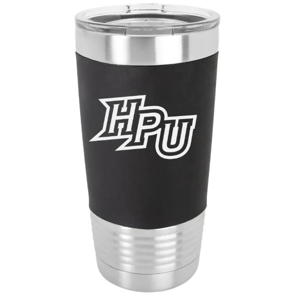 High Point University Polar Camel 20 oz. Silicone Grip Tumbler with Standard Lid