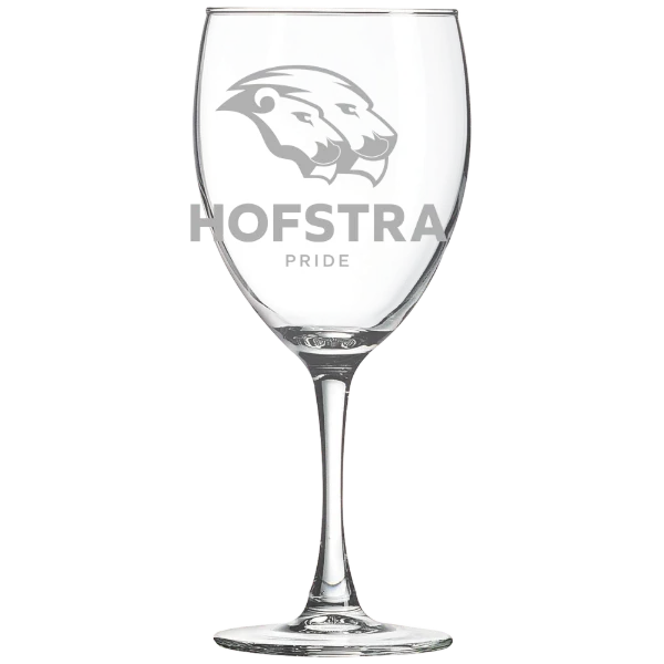 Hofstra University Polar Camel 10 1/2 oz. Wine Glass