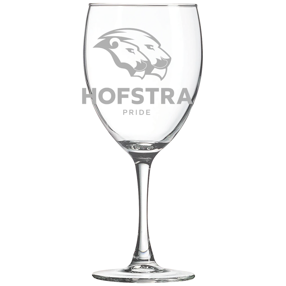 Hofstra University Polar Camel 10 1/2 oz. Wine Glass