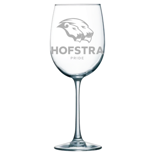 Hofstra University Polar Camel 19 oz. Wine Glass