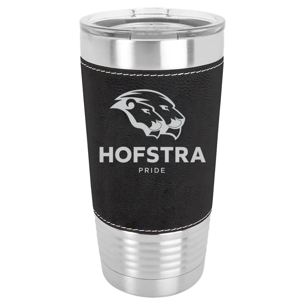 Hofstra University Polar Camel 20 oz. Leatherette Grip Tumbler with Standard Lid