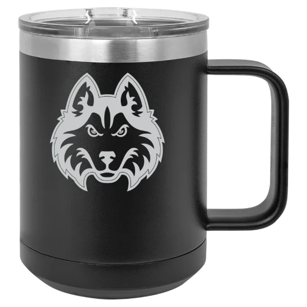 Houston Christian University Polar Camel 15 oz. Mug with Slider Lid