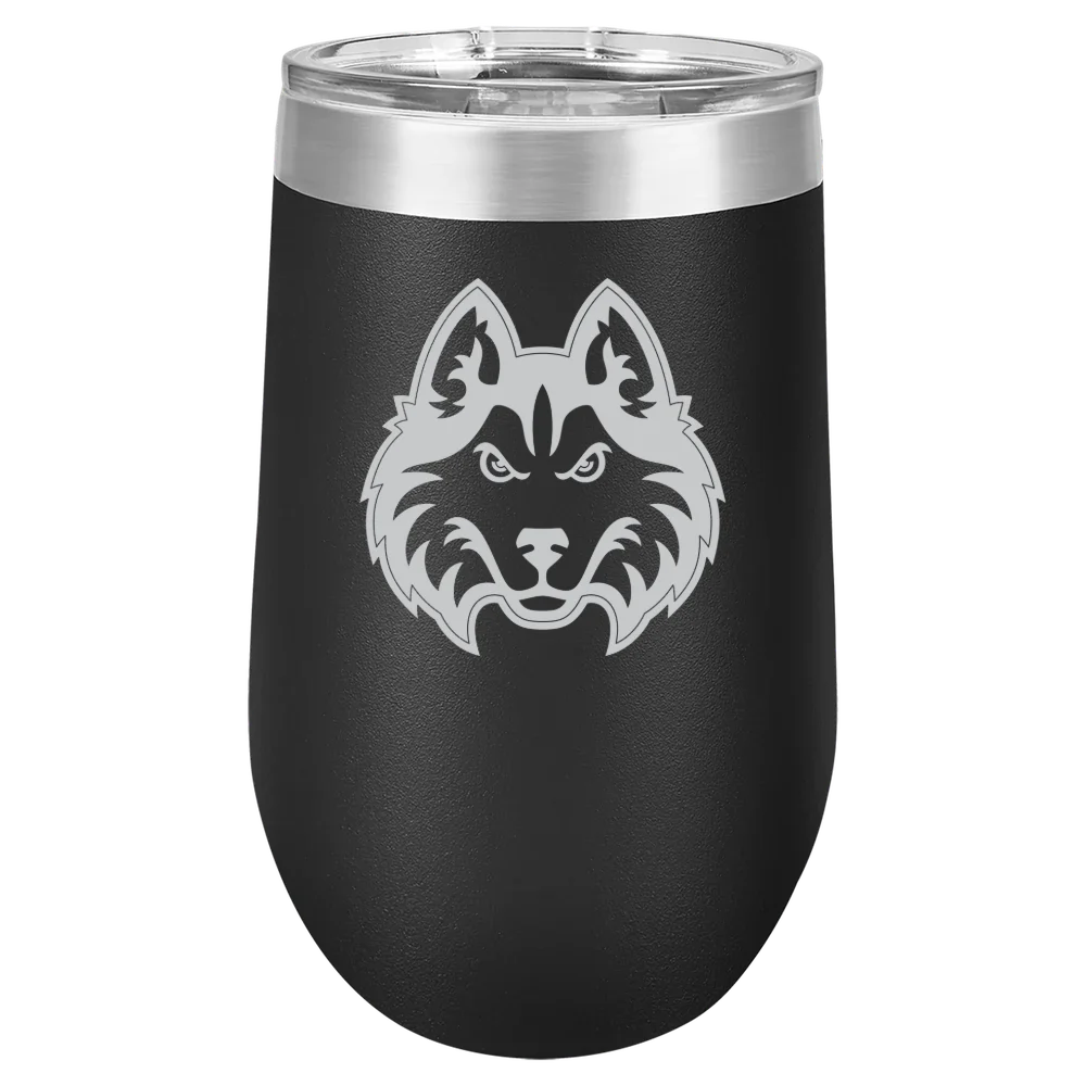 Houston Christian University Polar Camel 16 oz. Stemless Wine Tumbler