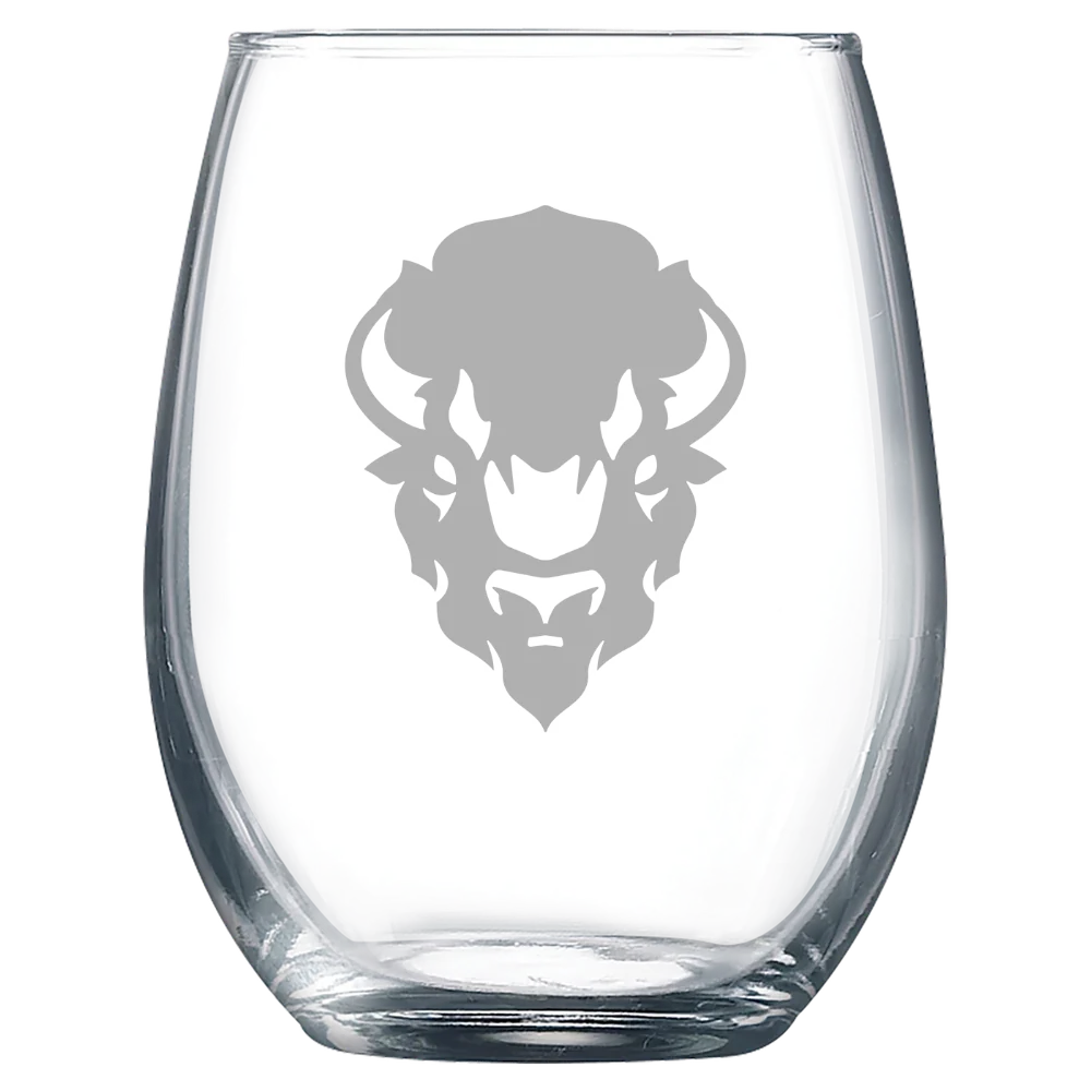 Howard University Polar Camel 9 oz. Stemless Wine Glass