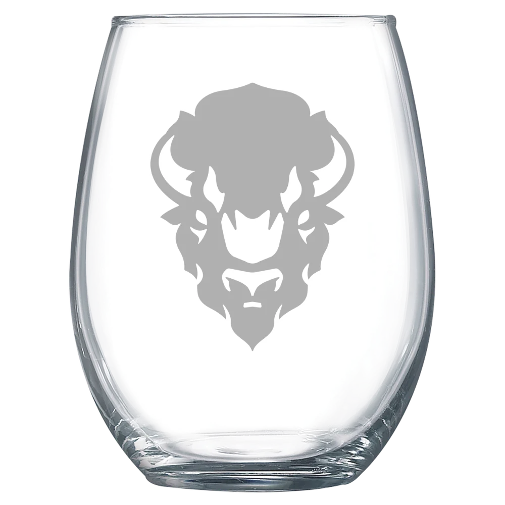 Howard University Polar Camel 15 oz. Stemless Wine Glass