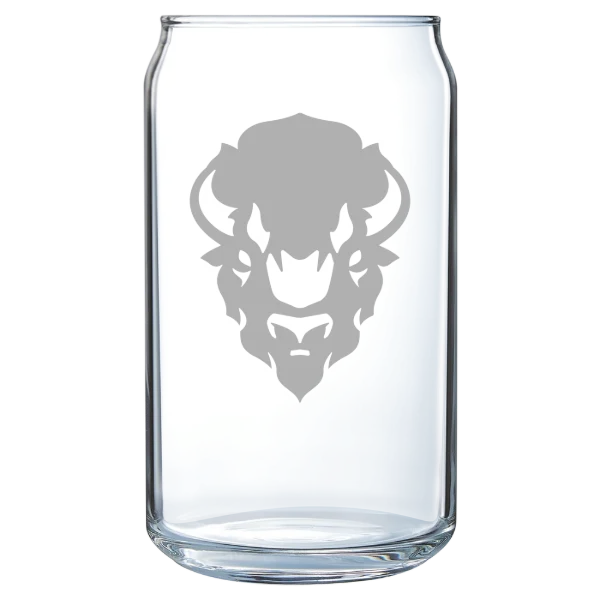 Howard University Polar Camel 16 oz. Can Glass