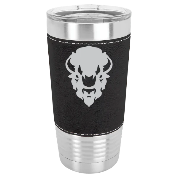 Howard University Polar Camel 20 oz. Leatherette Grip Tumbler with Standard Lid