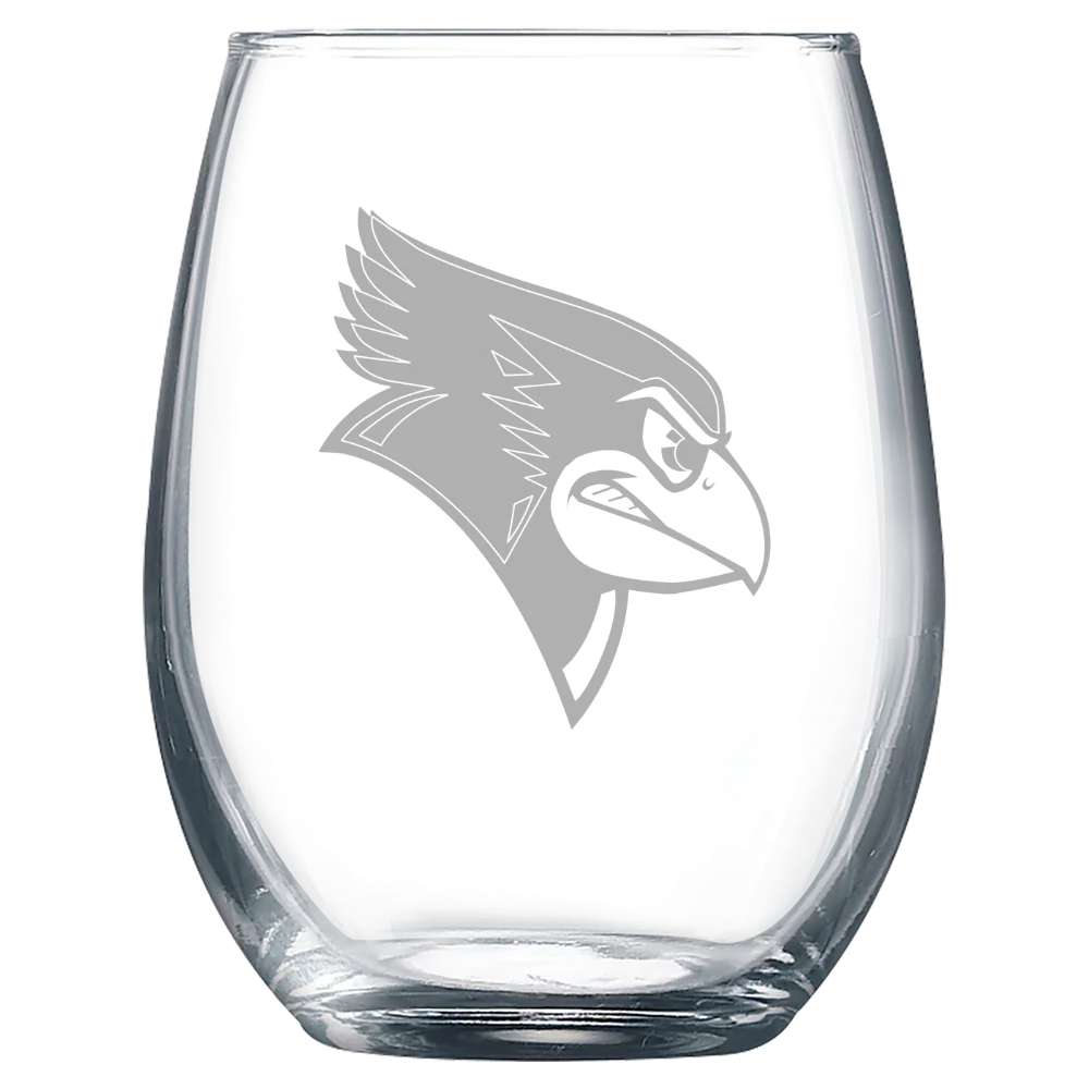 Illinois State University Polar Camel 9 oz. Stemless Wine Glass