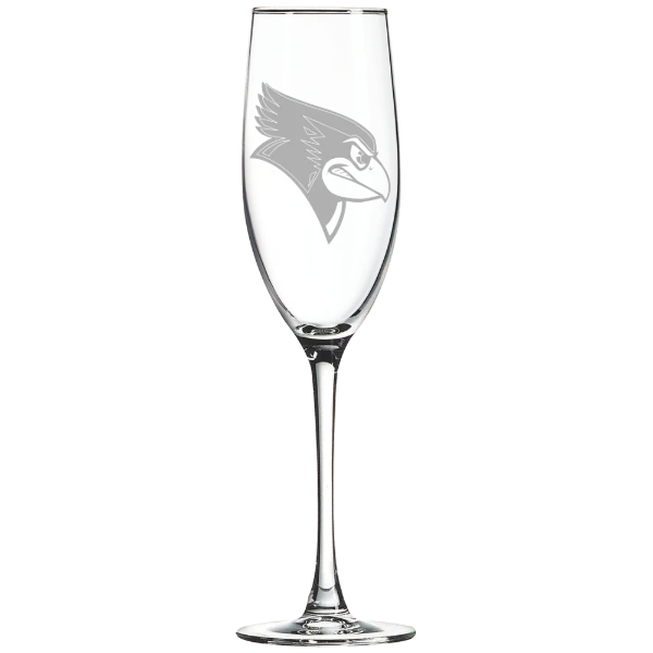 Illinois State University Polar Camel 8 oz. Champagne Flute