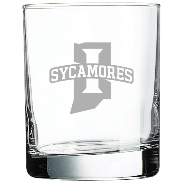 Indiana State University Polar Camel 10 1/2 oz. On The Rocks Glass