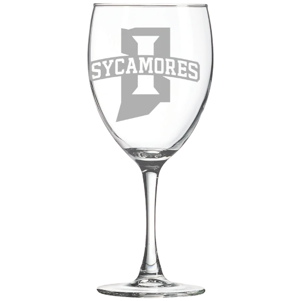 Indiana State University Polar Camel 10 1/2 oz. Wine Glass