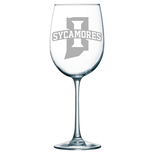 Indiana State University Polar Camel 19 oz. Wine Glass