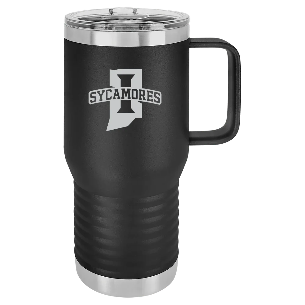 Indiana State University Polar Camel 20 oz. Travel Mug with Slider Lid