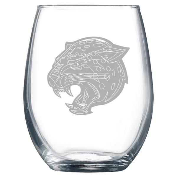 Indiana University Indianapolis Polar Camel 9 oz. Stemless Wine Glass