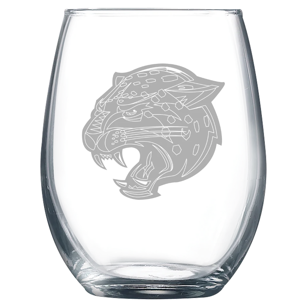 Indiana University Indianapolis Polar Camel 9 oz. Stemless Wine Glass