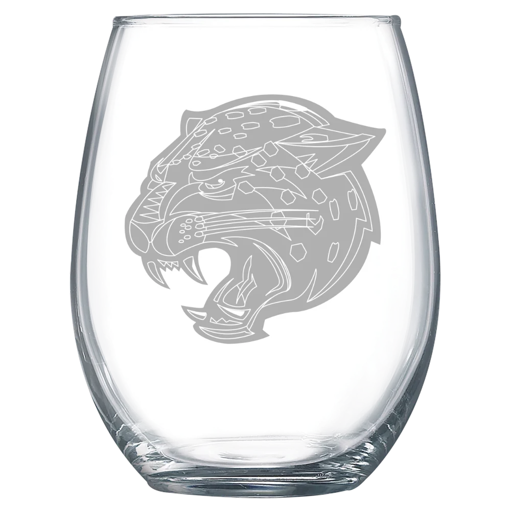 Indiana University Indianapolis Polar Camel 15 oz. Stemless Wine Glass