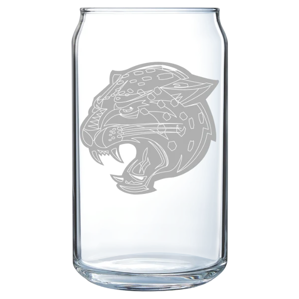 Indiana University Indianapolis Polar Camel 16 oz. Can Glass