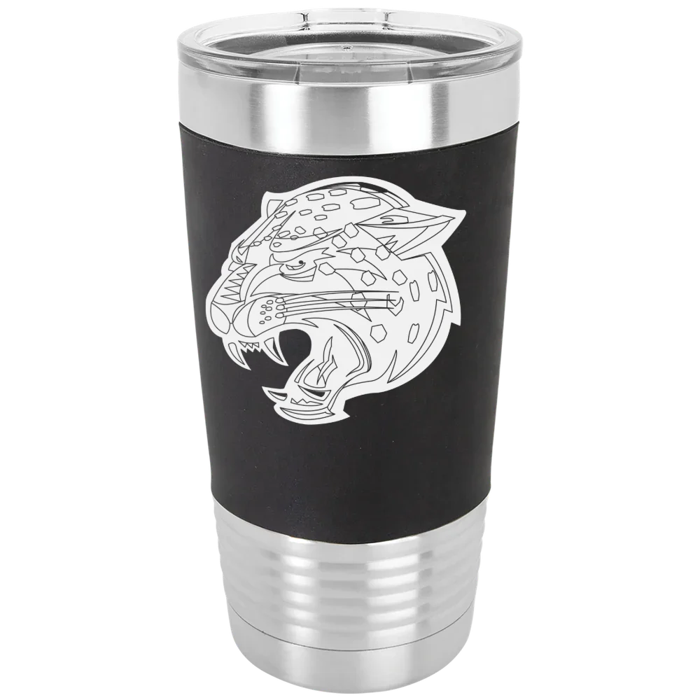 Indiana University Indianapolis Polar Camel 20 oz. Silicone Grip Tumbler with Standard Lid