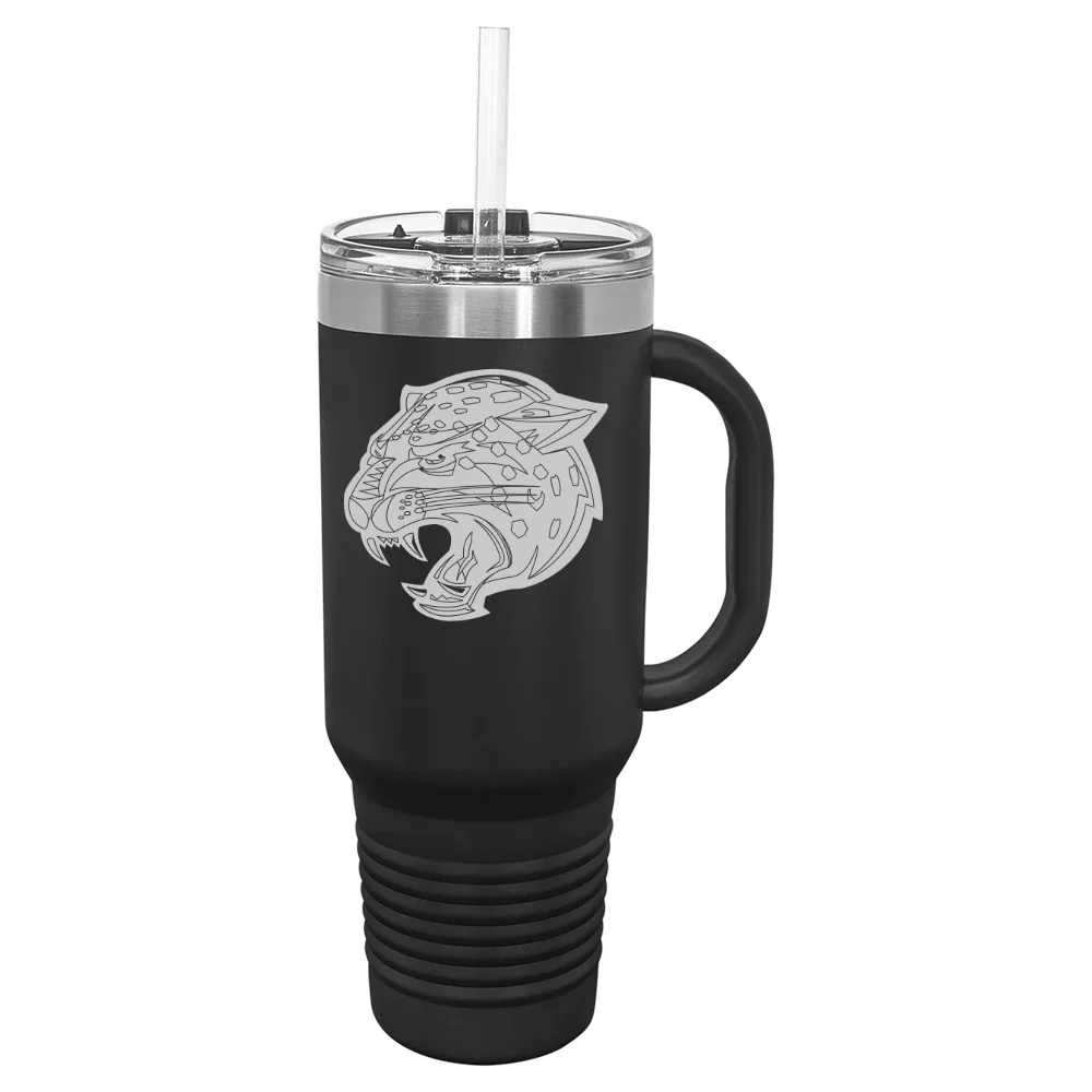 Indiana University Indianapolis Polar Camel 40 oz. Travel Mug with Snap Lid & Straw