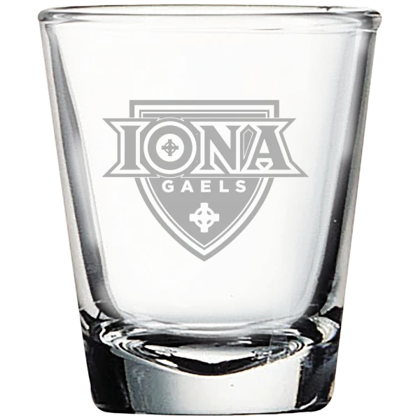 Iona University Polar Camel 1.7 oz. Shot Glass