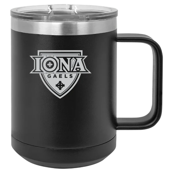 Iona University Polar Camel 15 oz. Mug with Slider Lid