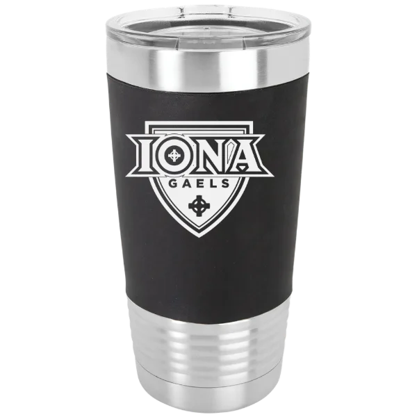 Iona University Polar Camel 20 oz. Silicone Grip Tumbler with Standard Lid