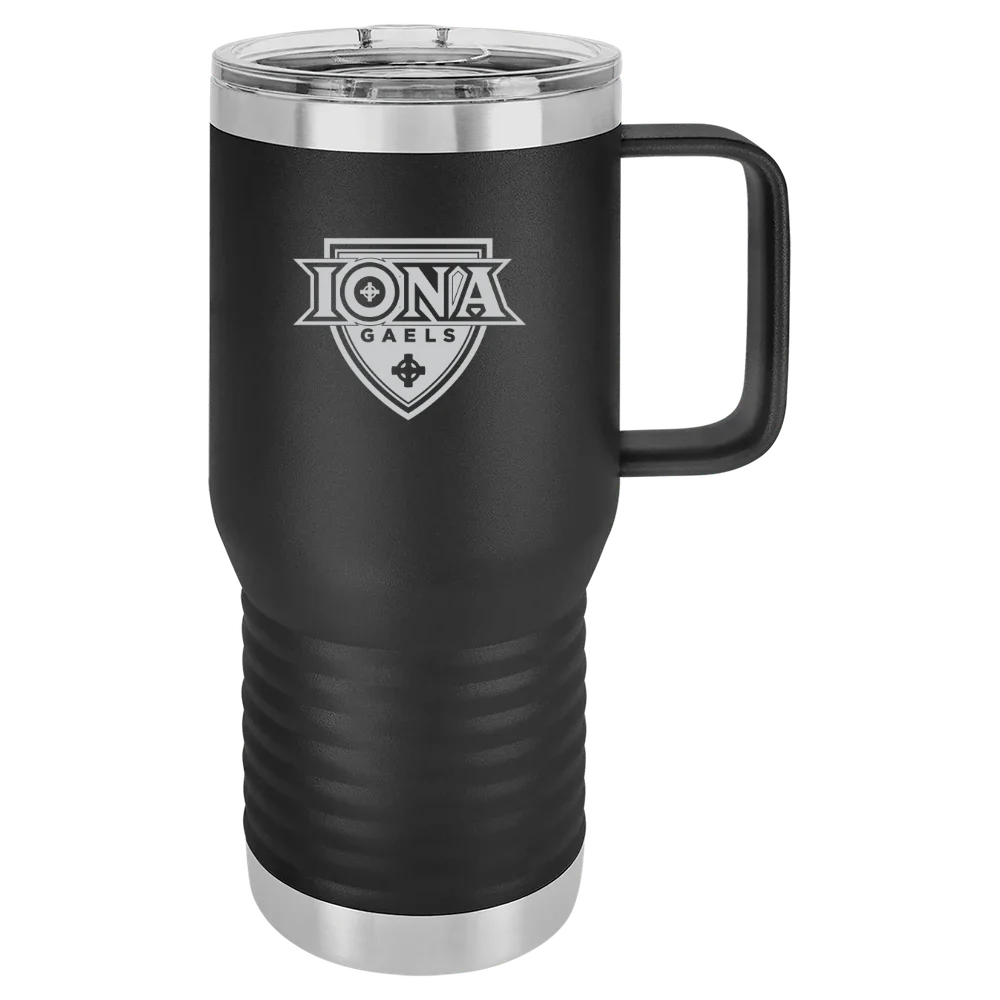 Iona University Polar Camel 20 oz. Travel Mug with Slider Lid