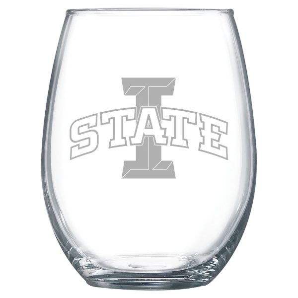 Iowa State University Polar Camel 15 oz. Stemless Wine Glass
