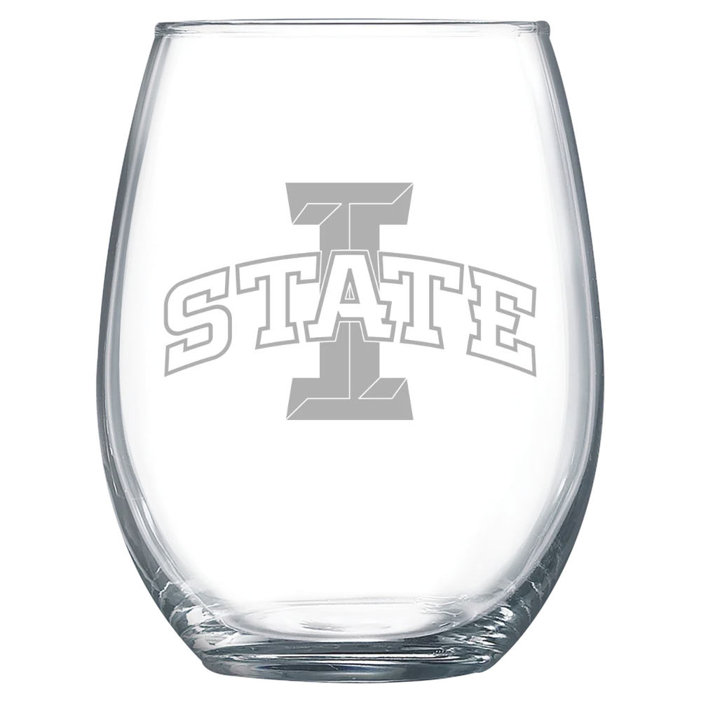 Iowa State University Polar Camel 15 oz. Stemless Wine Glass