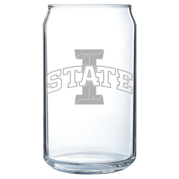 Iowa State University Polar Camel 16 oz. Can Glass