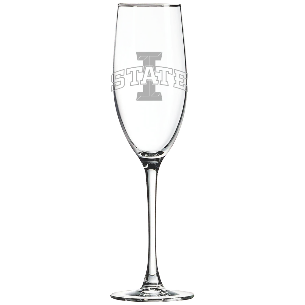 Iowa State University Polar Camel 8 oz. Champagne Flute
