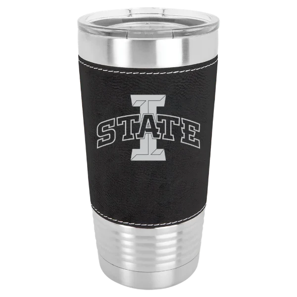 Iowa State University Polar Camel 20 oz. Leatherette Grip Tumbler with Standard Lid