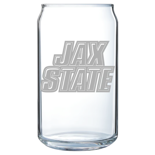 Jacksonville State University Polar Camel 16 oz. Can Glass