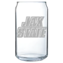 Jacksonville State University Polar Camel 16 oz. Can Glass