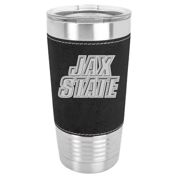 Jacksonville State University Polar Camel 20 oz. Leatherette Grip Tumbler with Standard Lid