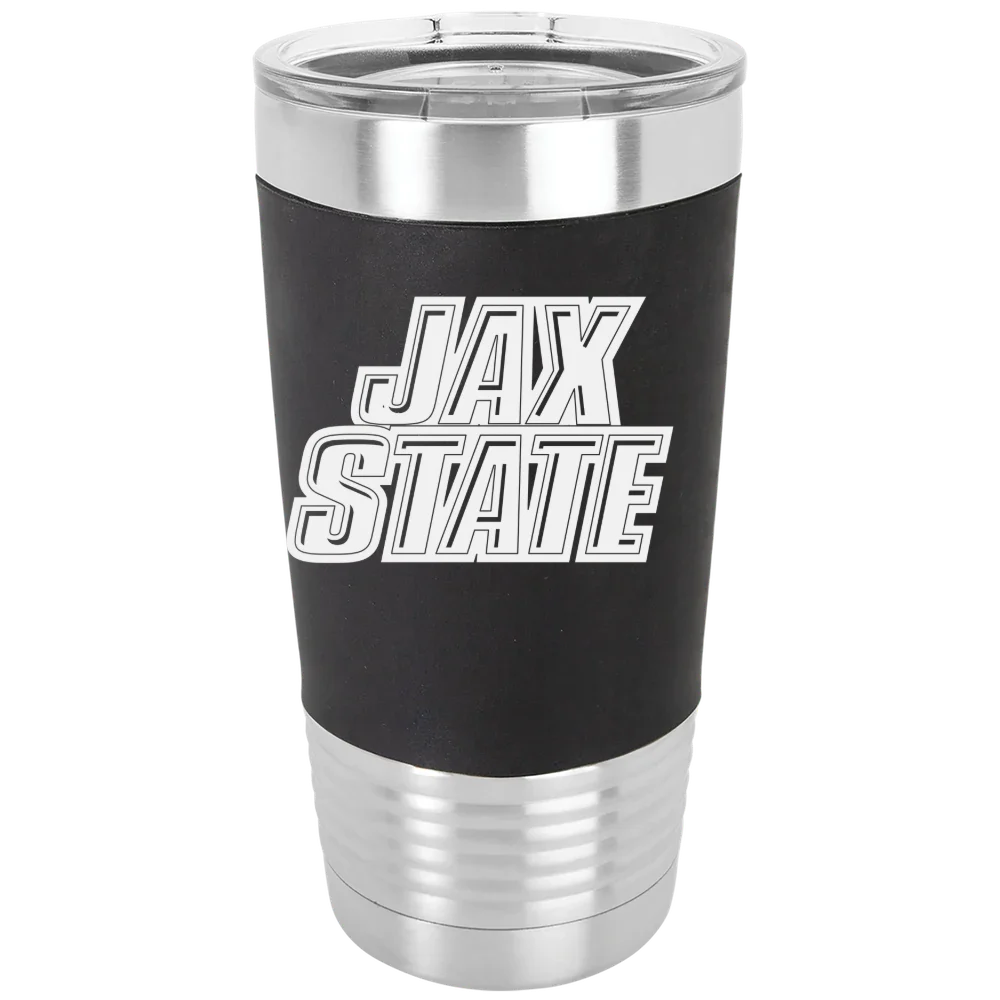 Jacksonville State University Polar Camel 20 oz. Silicone Grip Tumbler with Standard Lid