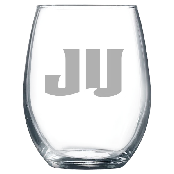 Jacksonville University Polar Camel 9 oz. Stemless Wine Glass