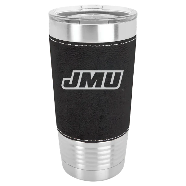 James Madison University Polar Camel 20 oz. Leatherette Grip Tumbler with Standard Lid